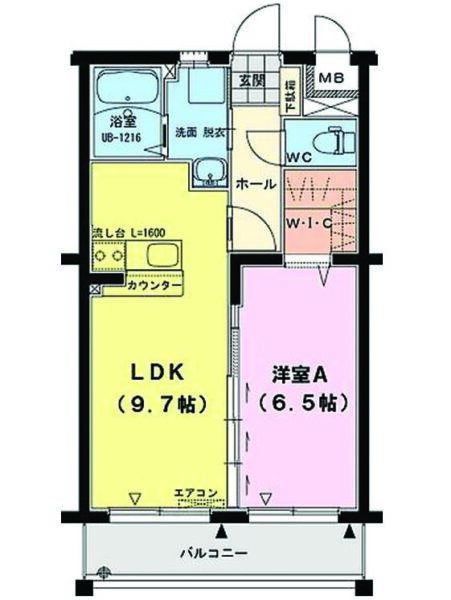 ハピネスヴィレッジ　（１ＬＤＫ） 
