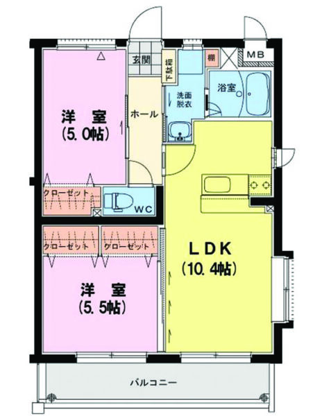 エスペランサⅢ（２LDK） 