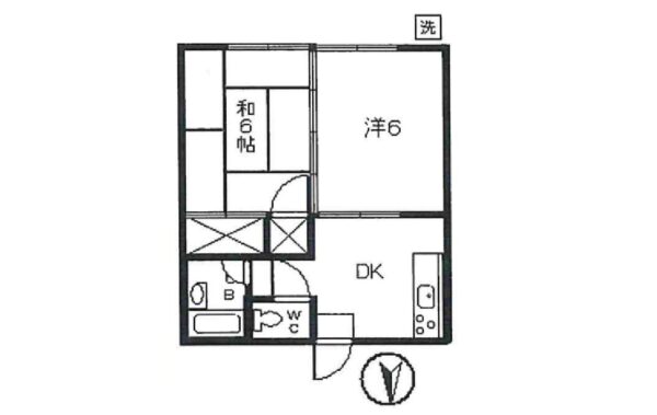 びーどろハイムⅡ　107号室 