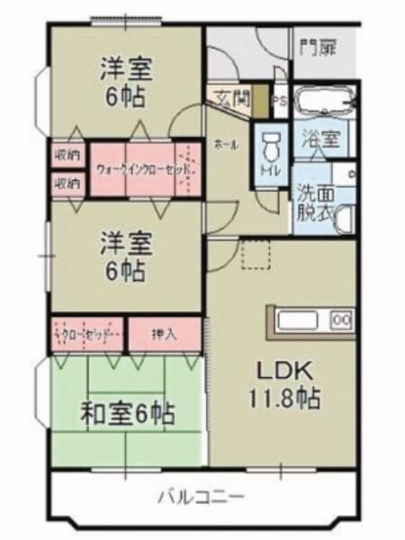 メゾンシロッコ（３ＬＤＫ） 